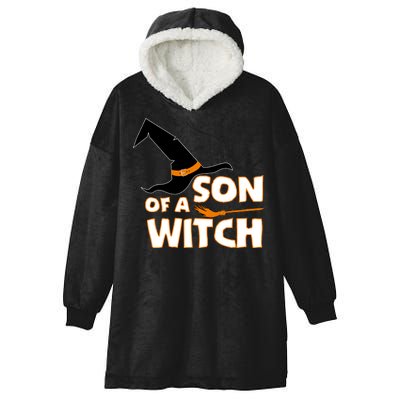 Son Of A Witch Hooded Wearable Blanket