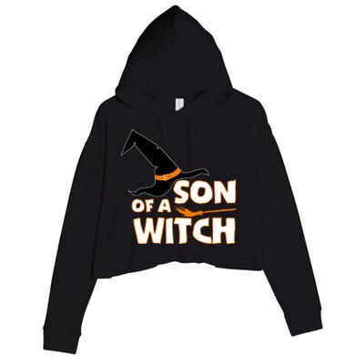 Son Of A Witch Crop Fleece Hoodie