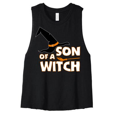 Son Of A Witch Women's Racerback Cropped Tank