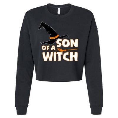 Son Of A Witch Cropped Pullover Crew