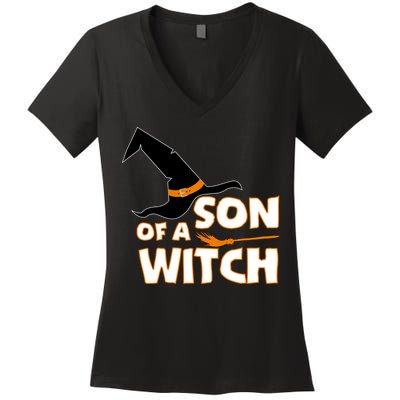 Son Of A Witch Women's V-Neck T-Shirt