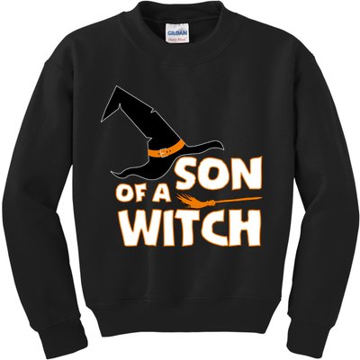 Son Of A Witch Kids Sweatshirt