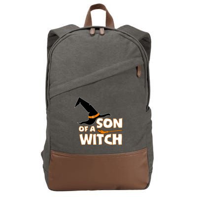 Son Of A Witch Cotton Canvas Backpack