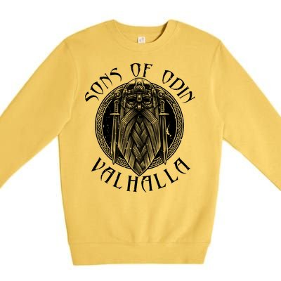 Son Of Odin Valhalla Premium Crewneck Sweatshirt