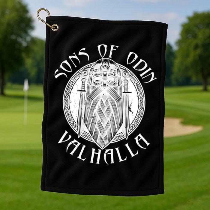 Son Of Odin Valhalla Golf Towel