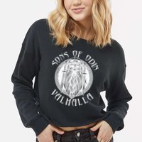 Son Of Odin Valhalla Cropped Pullover Crew