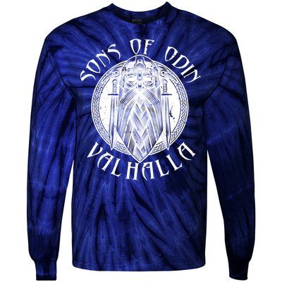 Son Of Odin Valhalla Tie-Dye Long Sleeve Shirt