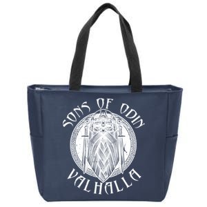 Son Of Odin Valhalla Zip Tote Bag