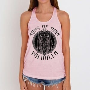 Son Of Odin Valhalla Women's Knotted Racerback Tank