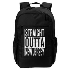 Straight Outta New Jersey Great Travel Gift Idea Daily Commute Backpack