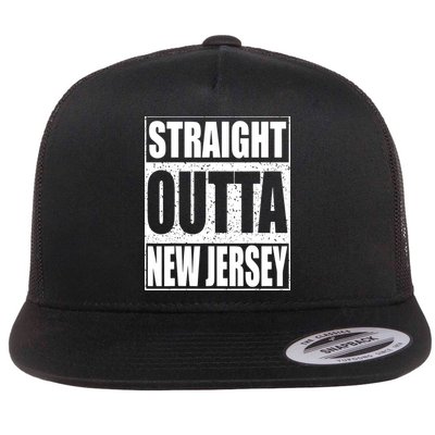Straight Outta New Jersey Patriotic New Jersey State Flatbill Hat