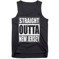 Straight Outta New Jersey Patriotic New Jersey State Tank Top