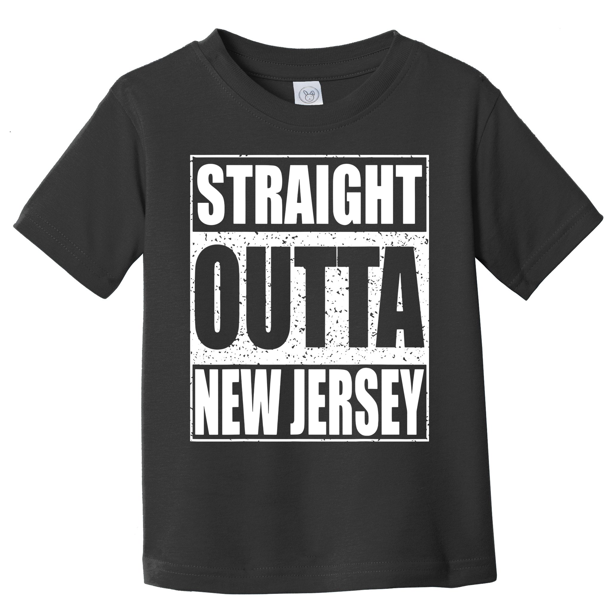 Straight Outta New Jersey Patriotic New Jersey State Toddler T-Shirt