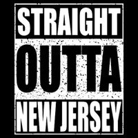 Straight Outta New Jersey Patriotic New Jersey State Toddler T-Shirt