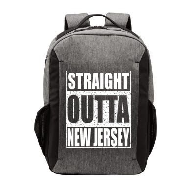 Straight Outta New Jersey Patriotic New Jersey State Vector Backpack