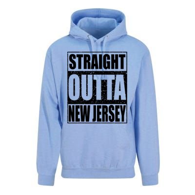 Straight Outta New Jersey Patriotic New Jersey State Unisex Surf Hoodie