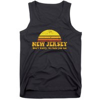 State Of New Jersey Funny Vintage Slogan Retro Souvenir Gift Tank Top