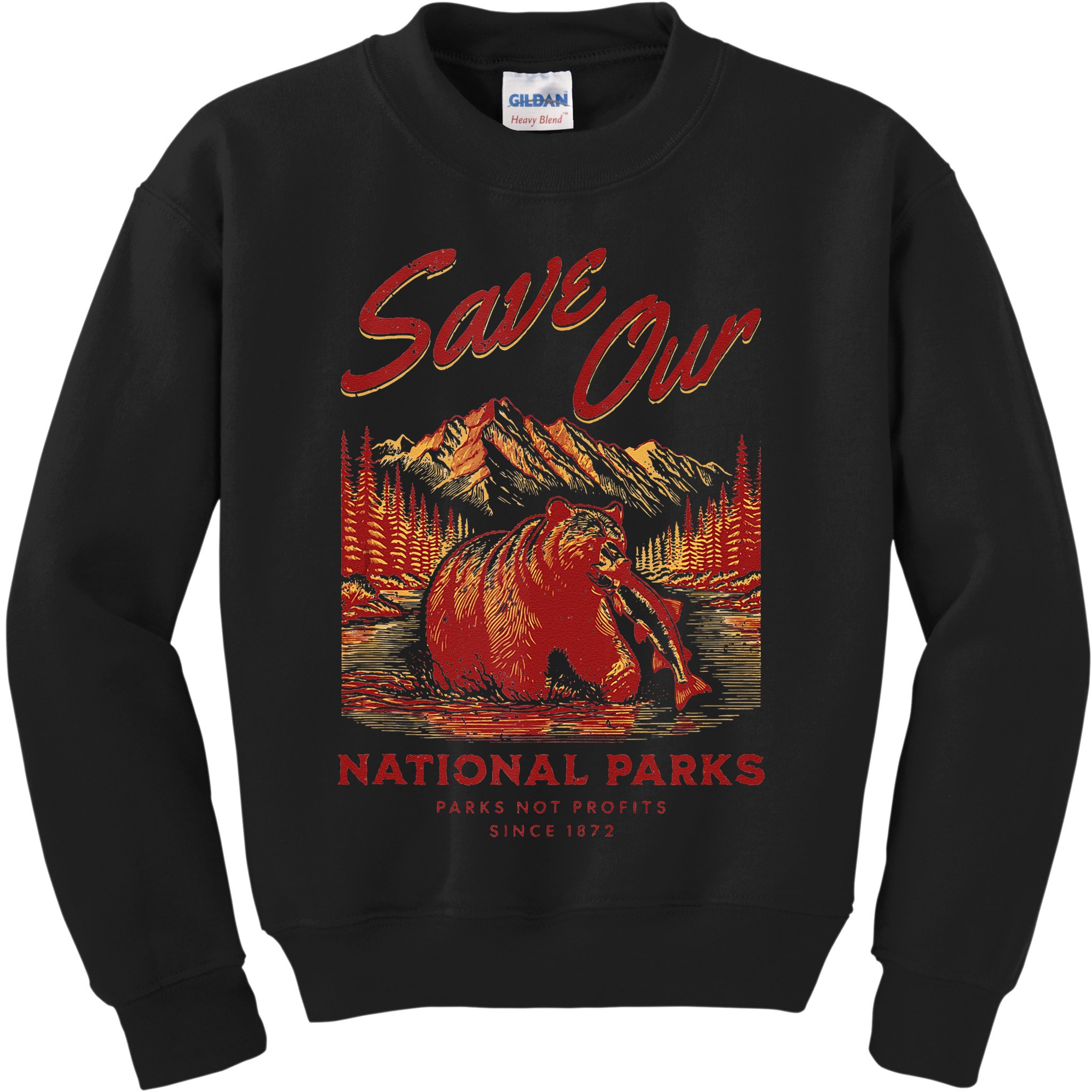 Save Our National Parks Gift Kids Sweatshirt