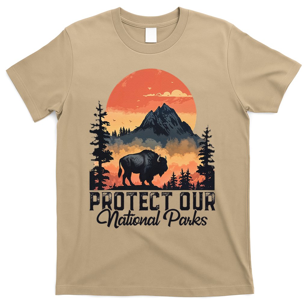 Save Our National Parks Resist Service Bison Buffalo T-Shirt