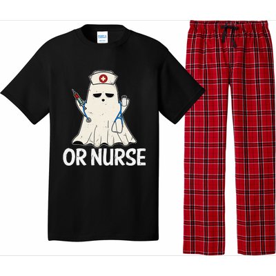 Spooky Or Nurse Boo Ghost Halloween Nurse Crubs Pajama Set