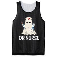 Spooky Or Nurse Boo Ghost Halloween Nurse Crubs Mesh Reversible Basketball Jersey Tank