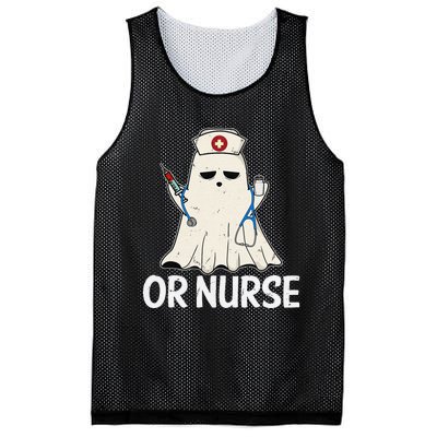 Spooky Or Nurse Boo Ghost Halloween Nurse Crubs Mesh Reversible Basketball Jersey Tank