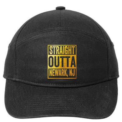 Straight Outta Newark New Jersey 7-Panel Snapback Hat