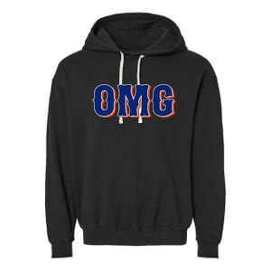 Says Omg New York Apparel Garment-Dyed Fleece Hoodie