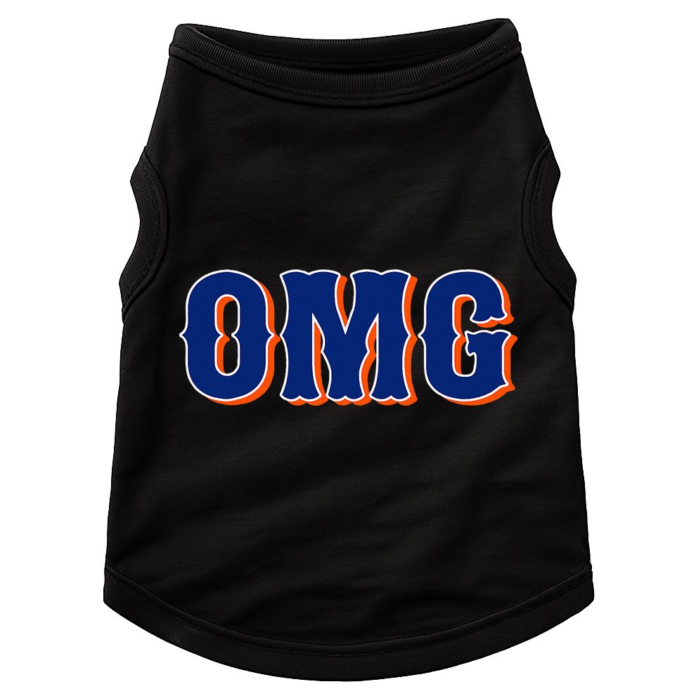 Says Omg New York Apparel Doggie Tank
