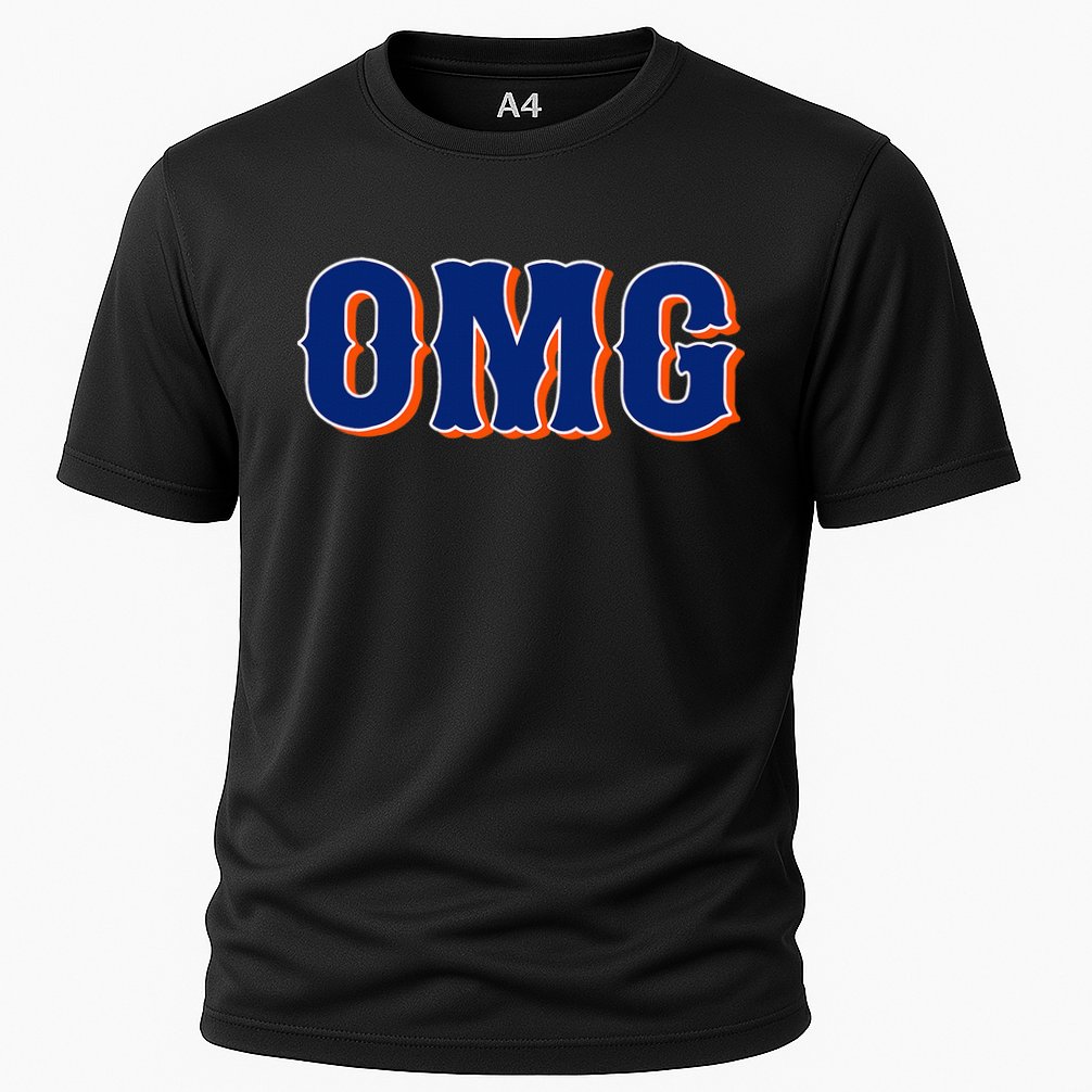 Says Omg New York Apparel Cooling Performance Crew T-Shirt