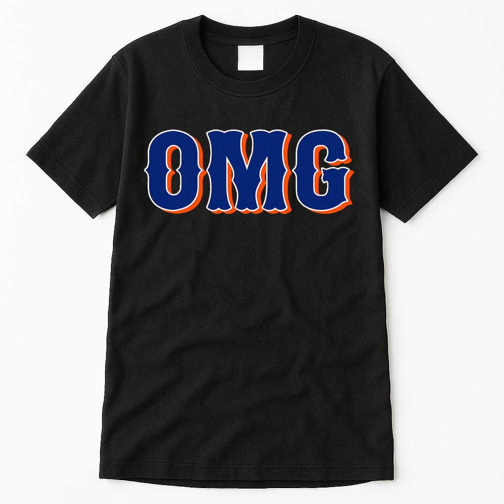 Says Omg New York Apparel Tall T-Shirt