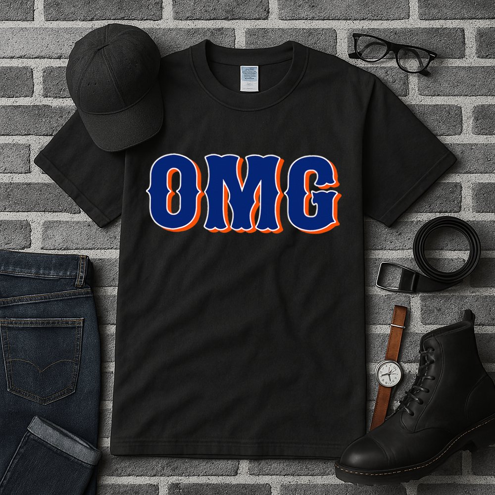 Says Omg New York Apparel Tall T-Shirt