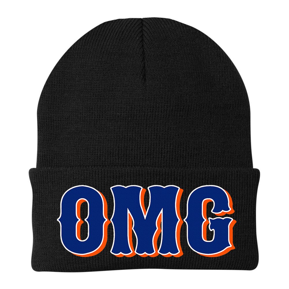 Says Omg New York Apparel Beanie