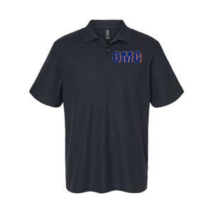 Says Omg New York Apparel Softstyle Adult Sport Polo