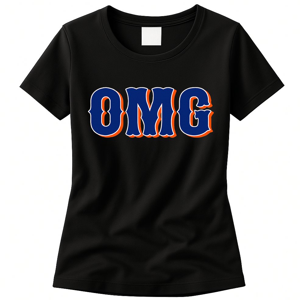 Says Omg New York Apparel Womens T-Shirt