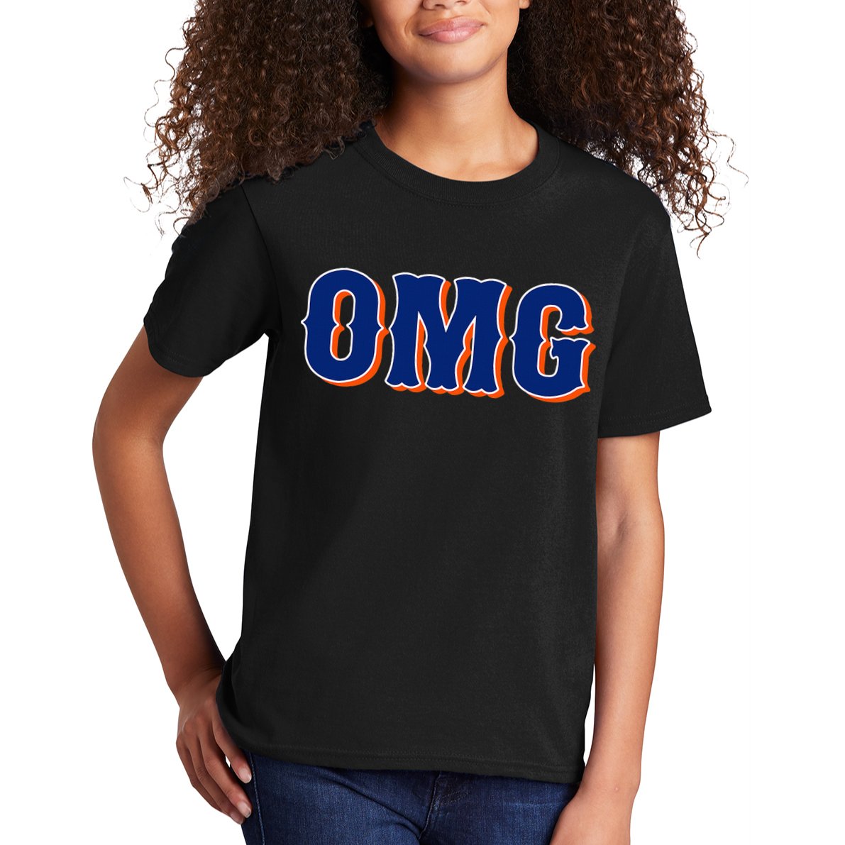 Says Omg New York Apparel Kids T-Shirt