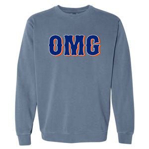 Says Omg New York Apparel Garment-Dyed Sweatshirt