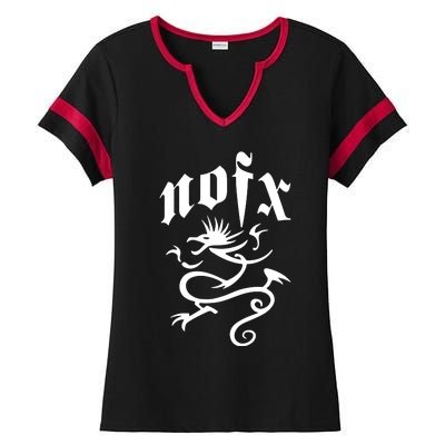 Sick Of Nofx Ladies Halftime Notch Neck Tee