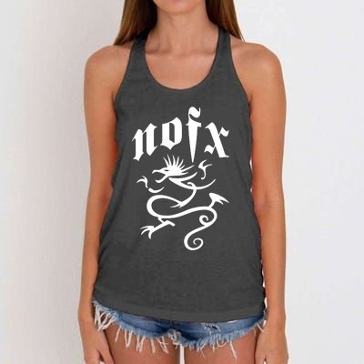 Sick Of Nofx Women's Knotted Racerback Tank