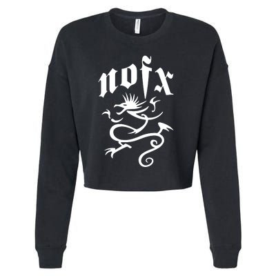 Sick Of Nofx Cropped Pullover Crew