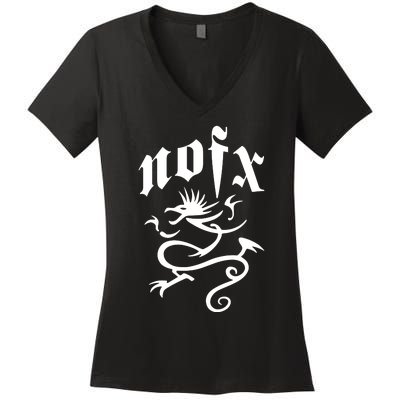 Sick Of Nofx Women's V-Neck T-Shirt