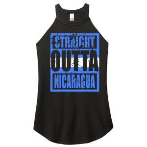 Straight Outta Nicaragua Women's Perfect Tri Rocker Tank