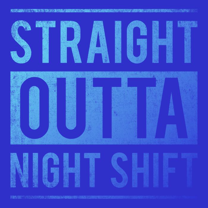 Straight Outta Night Shift Nurse Gift Tumbler