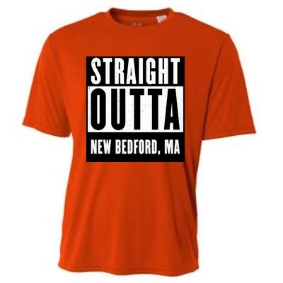 Straight Outta New Bedford Massachusetts Home Cute Gift Cooling Performance Crew T-Shirt