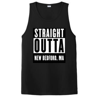 Straight Outta New Bedford Massachusetts Home Cute Gift PosiCharge Competitor Tank