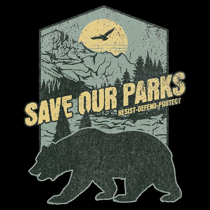 Save Our National Parks Resist Bear Anti Trump Impact Tech Backpack