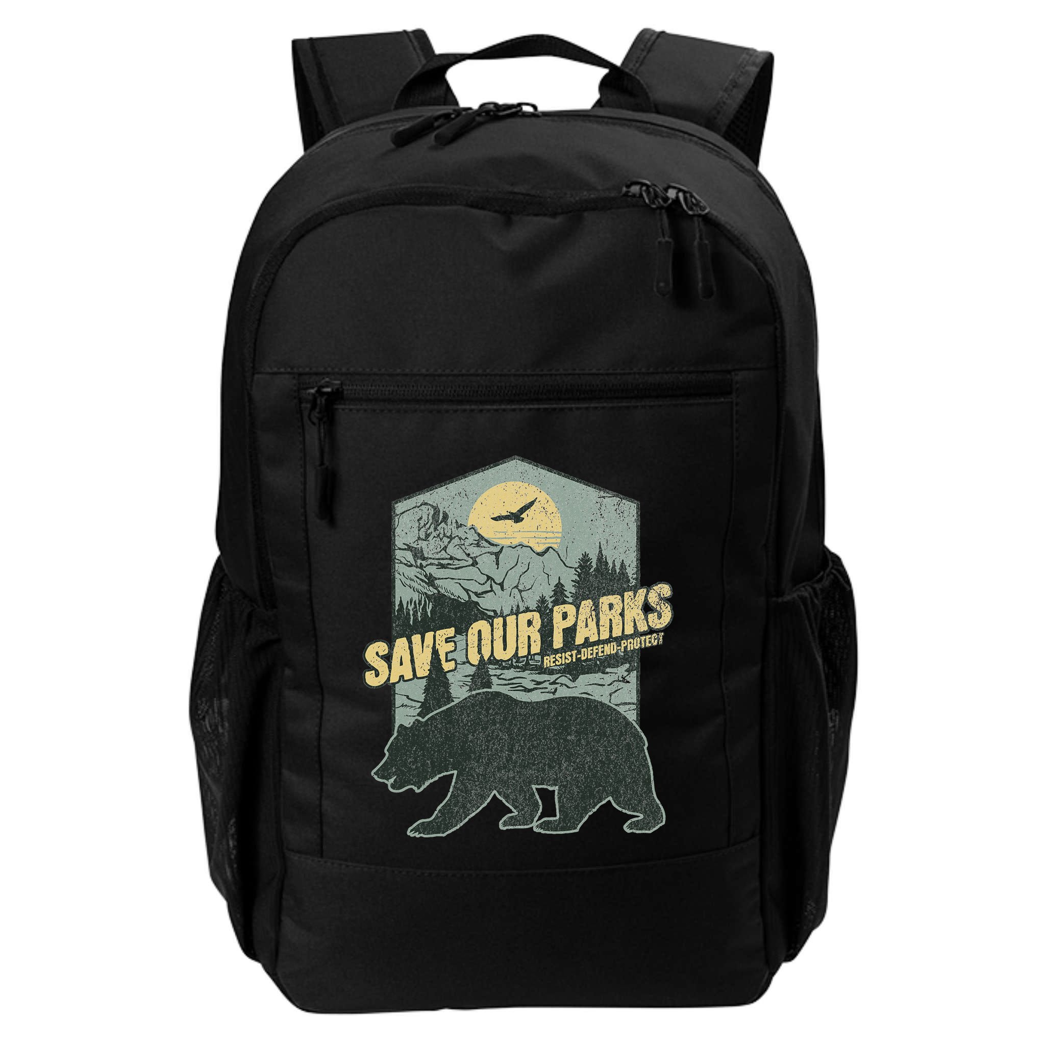Save Our National Parks Resist Bear Anti Trump Backpack