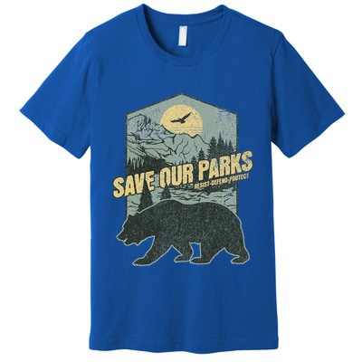 Save Our National Parks Resist Bear Anti Trump Premium T-Shirt