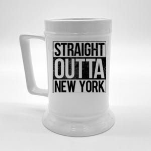 Straight Outta New York Gift Beer Stein