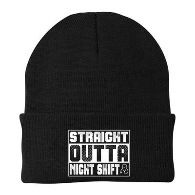 Straight Outta Night Shift Funny Nurse Rn Gift Beanie